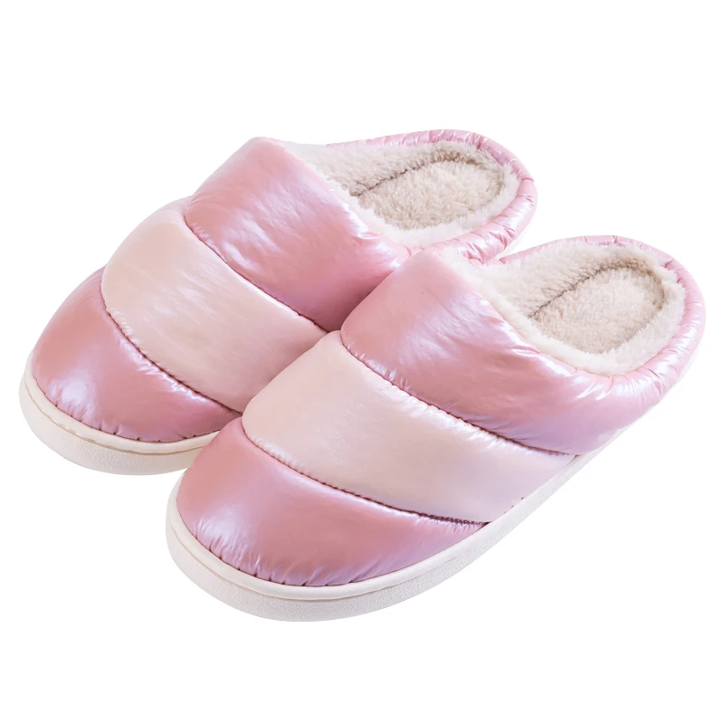 

Winter Warm Home Women Fur Slippers Cute Lovely Cartoon Shoes Soft Indoor Bedroom House Slippers Men Lovers Couple Floor Shoes