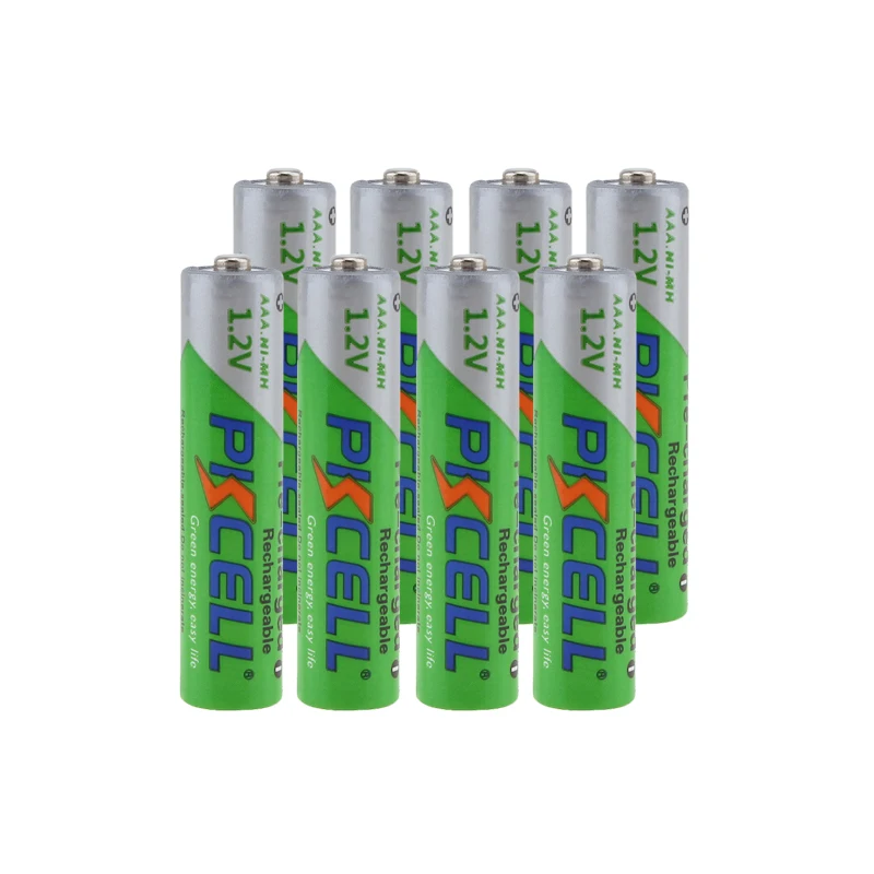 8 шт. PKCELL nimh AAA 1 2 V NIMH аккумуляторная батарея 850mah aaa предзаряженные батареи более 1200