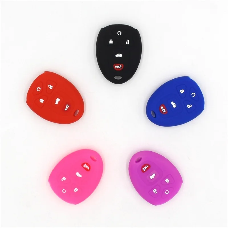 Мягкий силиконовый чехол для смарт-ключа с дистанционным управлением и 5