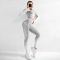 seamless women yoga set workout sportswear gym clothing womens tracksuit female clothes high waist seamless leggigns sport top