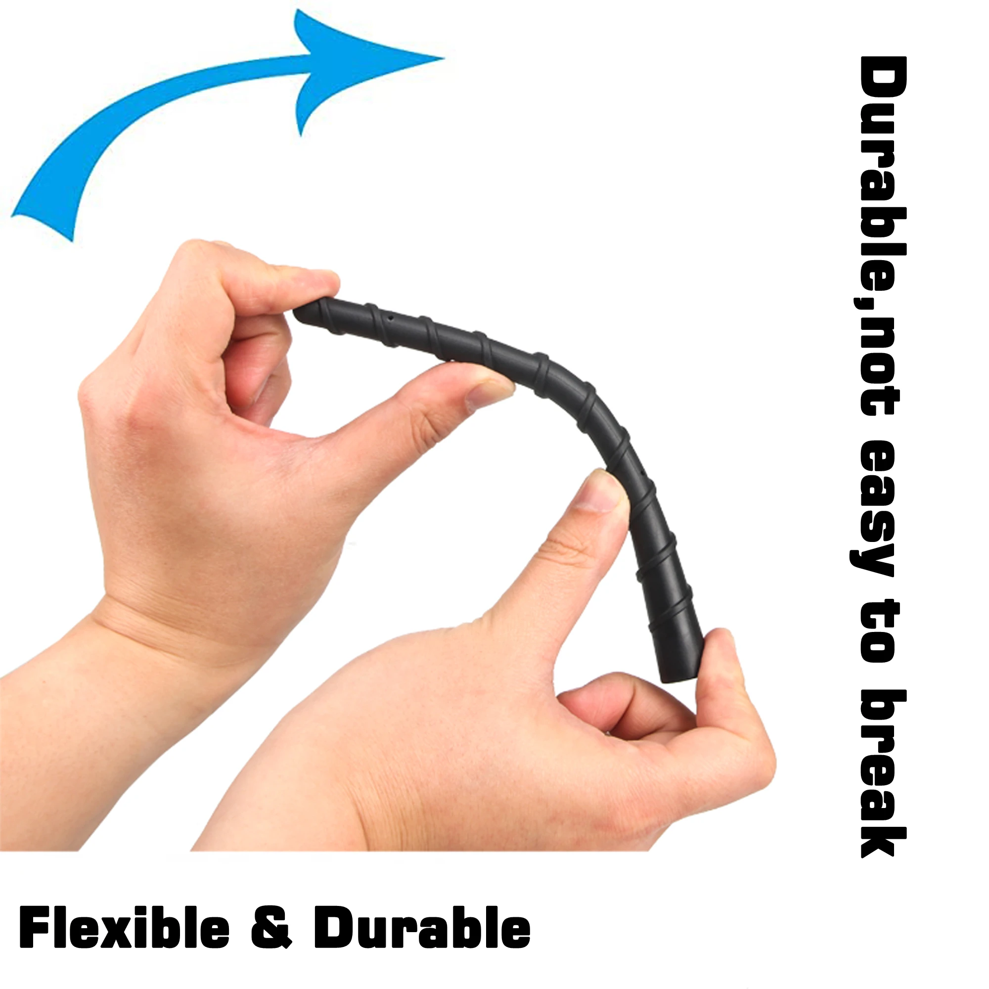 Автомобильная гибкая внешняя антенна для радио с защитой от шума, прочная, легко устанавливается, черного цвета из резины, на крышу автомобиля Hyundai Veracruz.