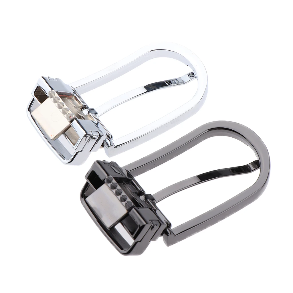 Сплав одиночный зубец прямоугольная пряжка Замена подходит для 1.1in