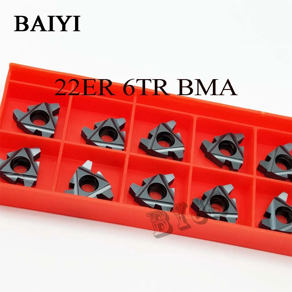 Твердосплавная Резьбовая пластина 22ER 6TR BMA 10 шт. резьбовой инструмент для