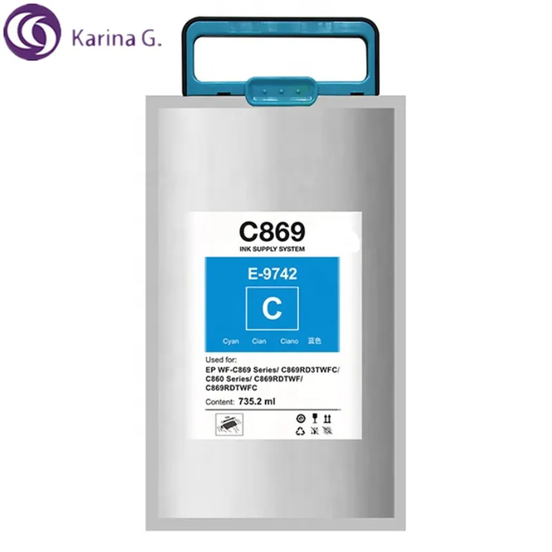 Совместимый для T9741 T9742 T9743 T9744 чернильный картридж Epson WF C серии 860 869|Наборы