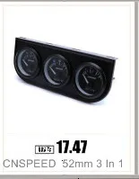 CNSPEED тройной столб Gauge Pod/автоматический датчик/Автомобильный счетчик/Автомобильный столб gauge/XS100220