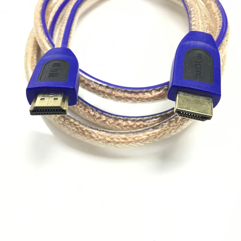 

HDMI to HDMI Cable 1M 2m 3m 5m 3D 2.0K Male-Male High Premium Gold-plated HDMI Adapter for Tablet HDTV Camera PC color gold