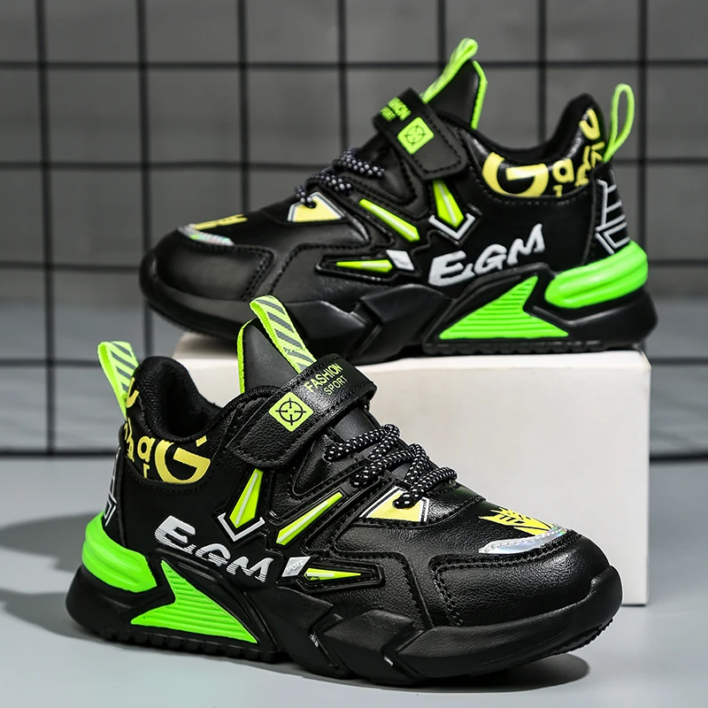 

2021 Kids Sport Shoes for Boys Sneakers Boys Girls Casual School Trainers Brand Fashion Spring Children Shoes Breathable Shoes