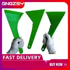 3 предмета; Детская одежда для сна с длинным Ручка скребок для ног углеродного волокна виниловой пленки углеродное волокно автомобильные Обёрточная бумага оконный скребок тонировочные инструменты стайлинга автомобилей Стикеры аксессуары B73