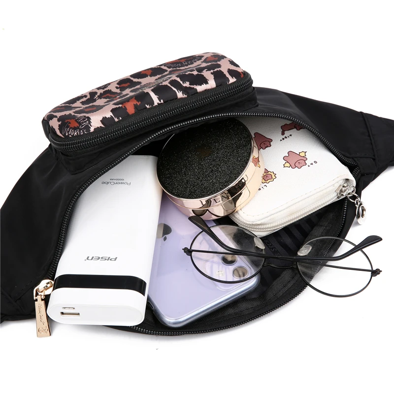 Мужская и мужская сумка на ремень диагональная нейлоновая ткань уличная