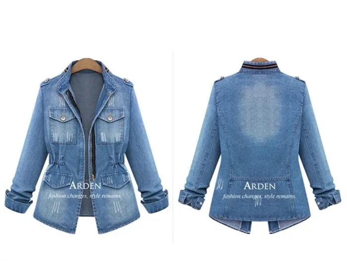 

2020 women's autumn and winter coat versatile, worn and slim fitting women's Denim top