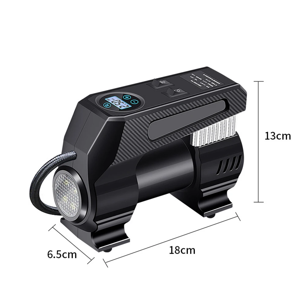 

Digital Display Car Air Pump Wireless Pump Car Motorcycle LED Light Repair Tools Car Tire Inflator with Flashlight