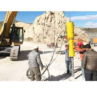 sp 1 factory supply handheld excavator mounted hydraulic rock splitter quarry rock splitter machine for mines quarries drilling