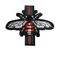 5pcslot mini bee patch embroidery iron on patch decoration accessories embroidered patch for clothing for t shirt