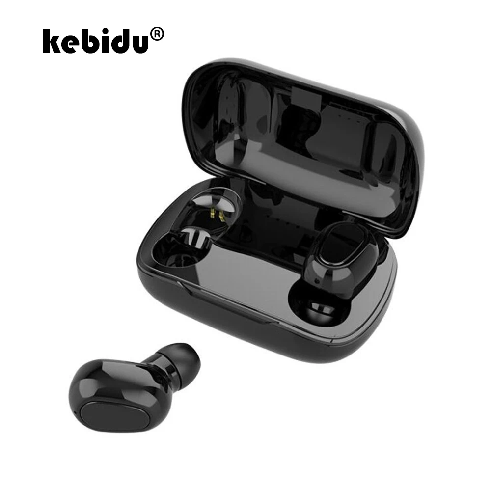 TWS Bluetooth 5 0 наушники с зарядным боксом беспроводные 9D водонепроницаемые