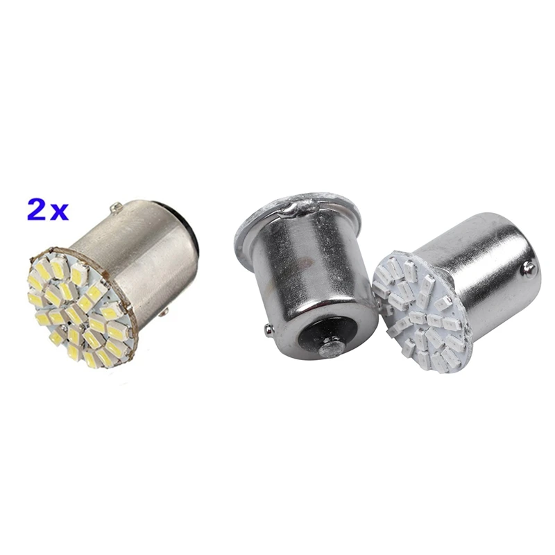 2 предмета Желтый 1156 BA15S P21W 22 SMD 1206 светодиодный задних фонарей указателей повтора