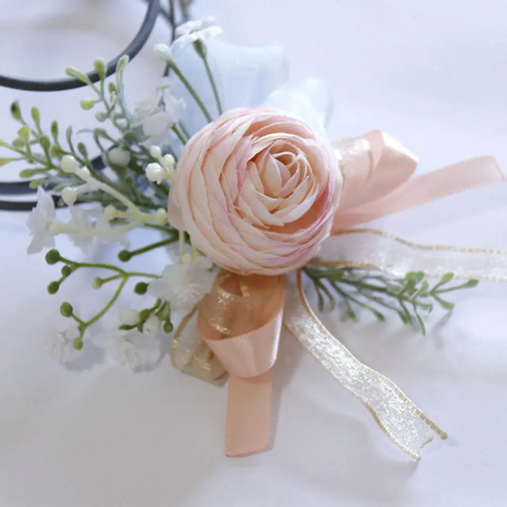 

Hand Flower Anti-fade Attractive Portable Chic Photograph Accessory Flower Bracelet