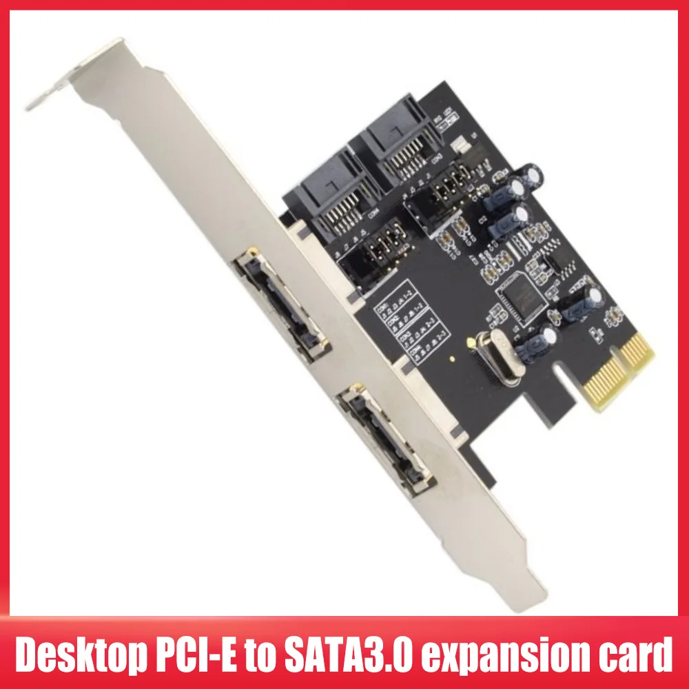 

PCI-E ESATA SATA III Expansion Card to SATA3.0 Express Adapter System Enablement ASM1061 Chip Expansion Card for PC
