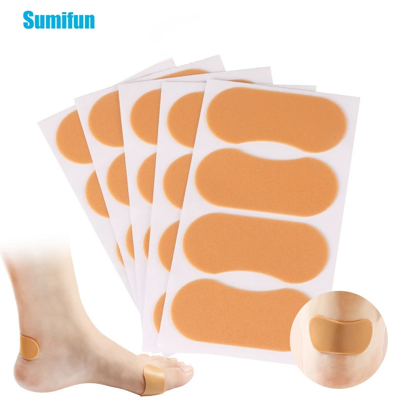 

8Pcs Foot Heel Protector Heel Protector Foot Care Sole Sticker Waterproof Invisible Patch Anti Blister Friction Foot Care Tool