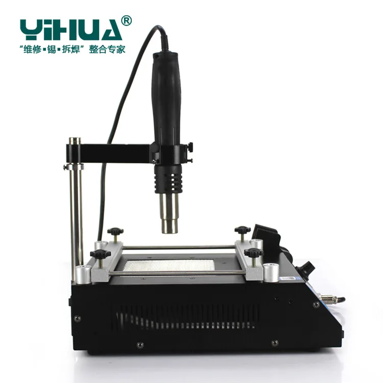 yihua 853aa digital rework station soldering stationbga rework station 2 in 1 hot air soldering mobile phone repair tools free global shipping