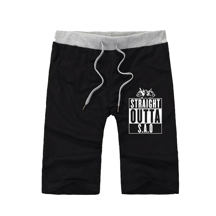 

anime Sword Art Online Cotton shorts Casual shorts women Men Cropped Pants teenagers Short Sweatpants Joggers short Pants