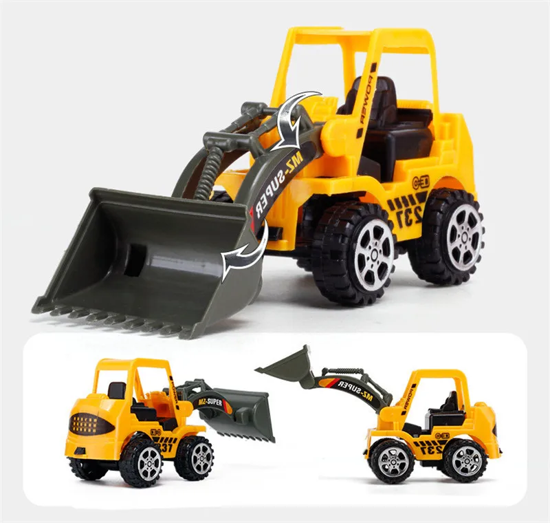 6 видов стилей мини инженерно автомобиль трактор игрушка самосвал Модель