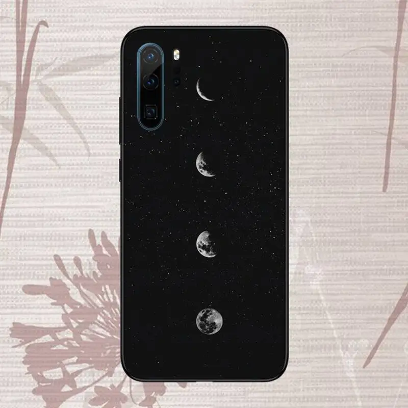

simple crown space moon heart Phone Case For Huawei P20 P30 P40 lite Pro P Smart 2019 Mate 10 20 Lite Pro Nova 5t