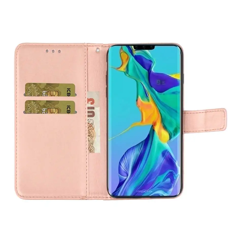 3D Shiba Inu Leather Flip Case For Huawei Nova 5 5i Mate 30 P30 P20 Lite 2019 Pro Honor 10 Phone Wallet Funda | Мобильные телефоны