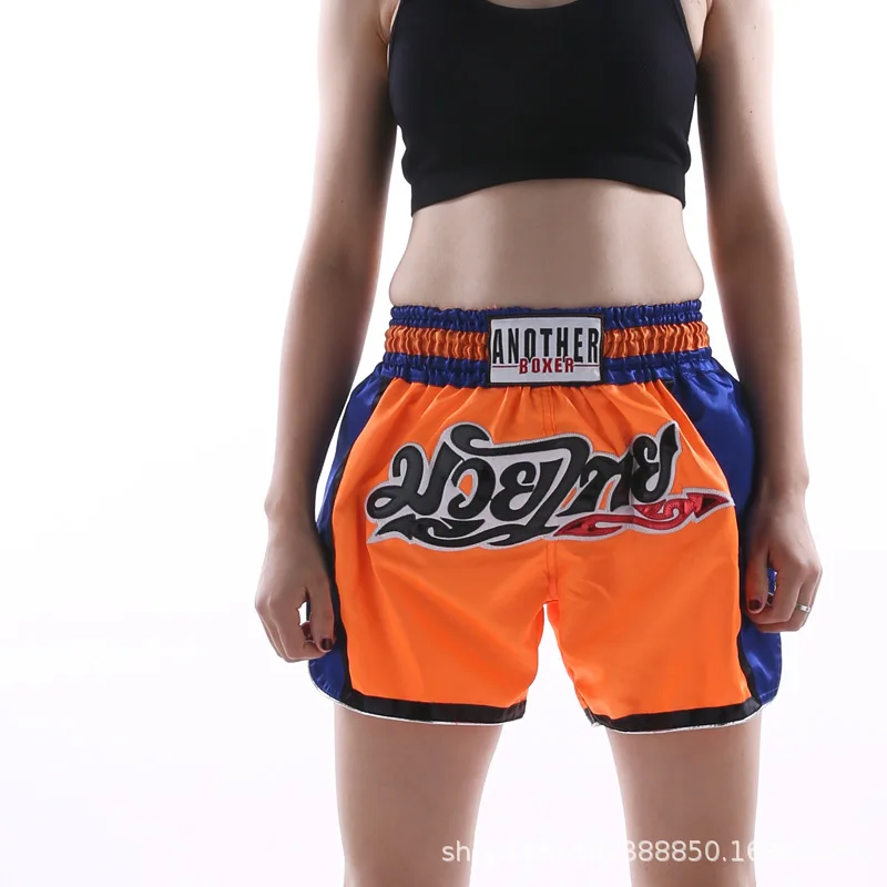 Шорты Muay Thai Wushu Sanda для взрослых тренировочные боевые шорты Bjj мужчин и женщин