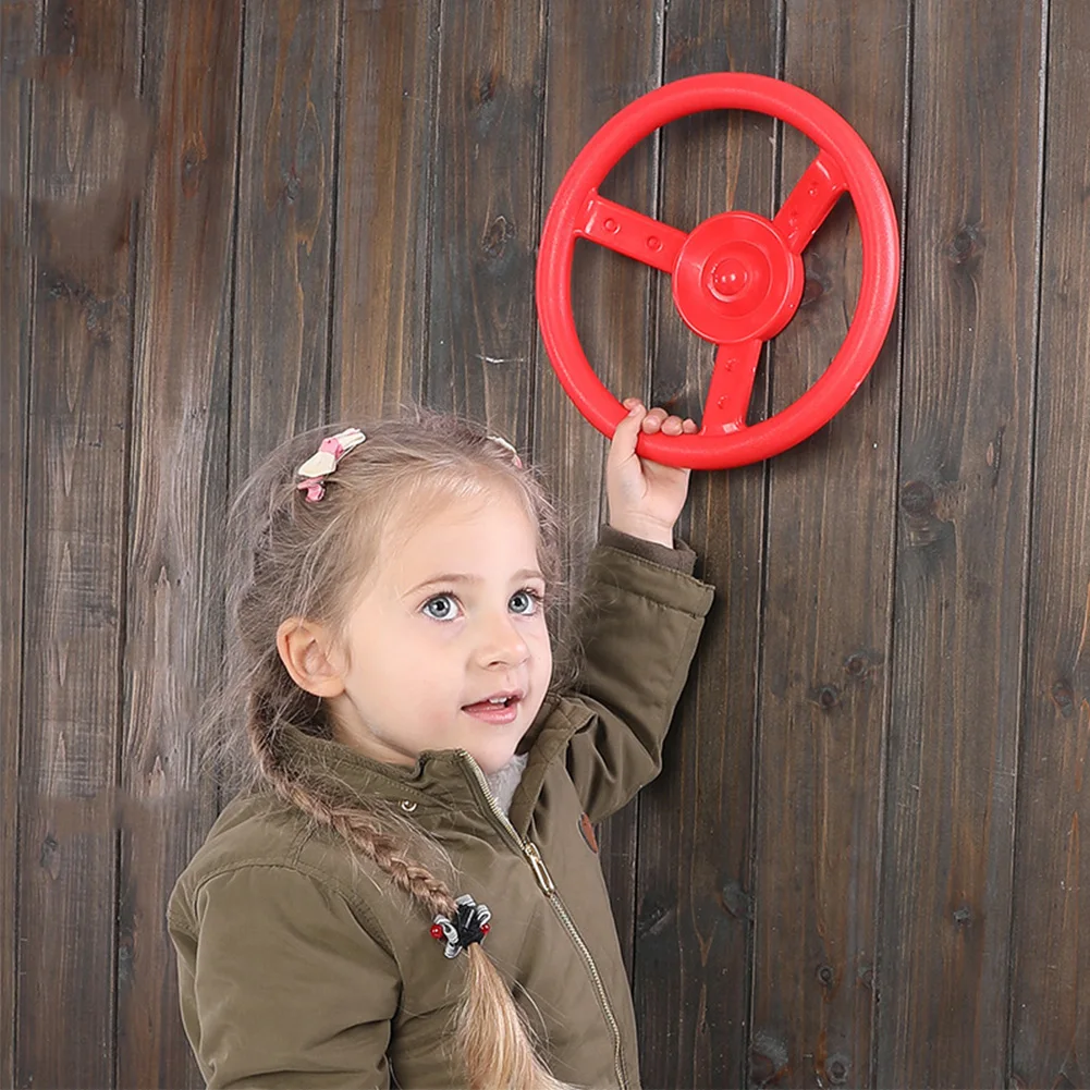 

Kids Outdoor Toy Amusement Park Swing Accessory Climbing Frame Pirate Ship Wheel Easy Install