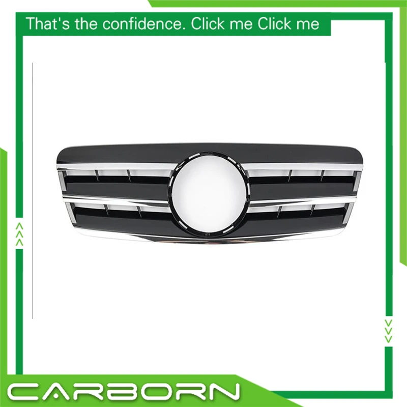 Для Mercedes Benz CLK class W208 96 97 98 99 00 01 02 03 с эмблемой передний бампер из АБС пластика