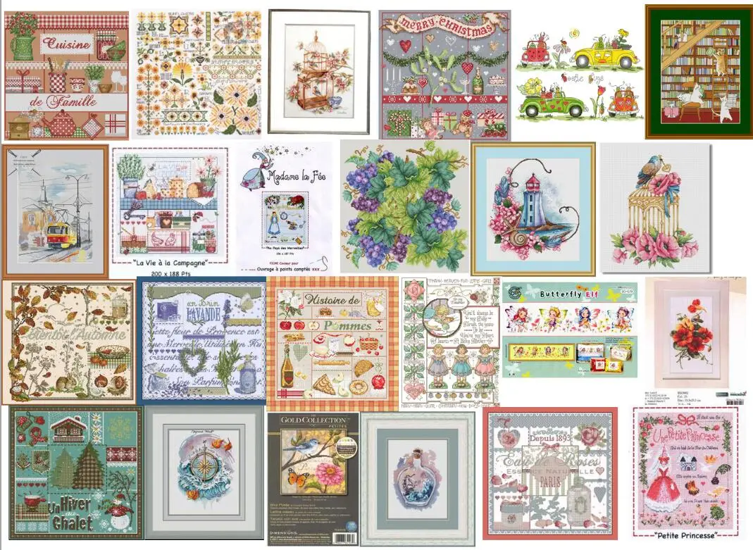 Различные фотографии стили высшее качество милый Набор для вышивки крестиком