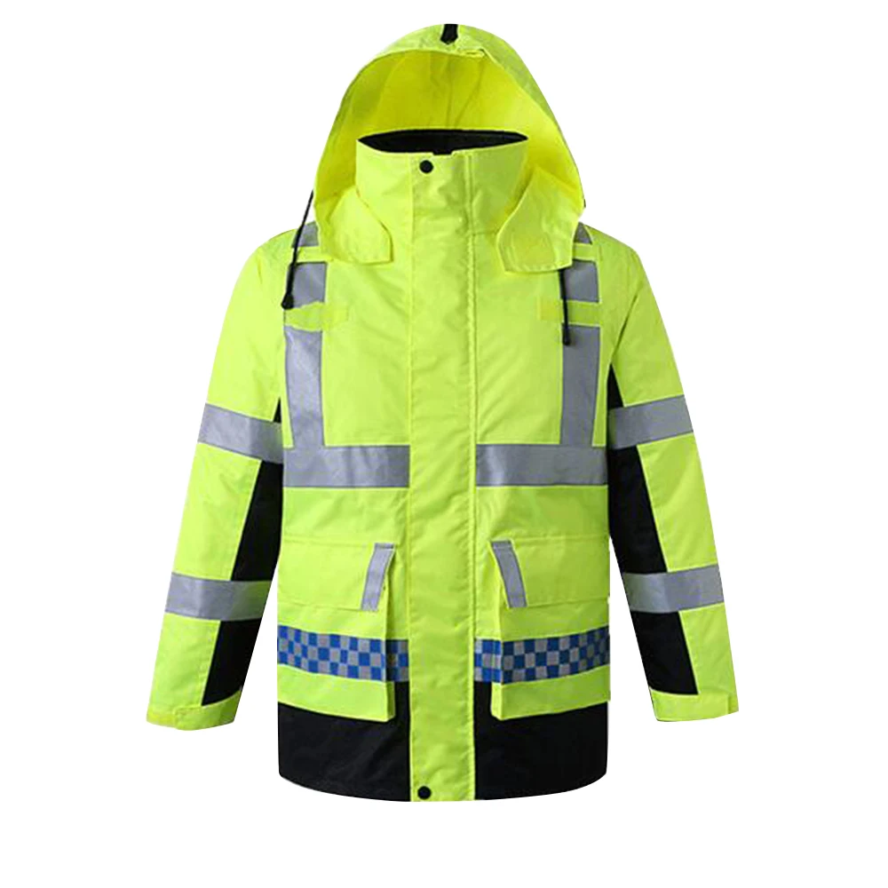 Защитная дождевая куртка со съемным пуховым капюшоном водонепроницаемая