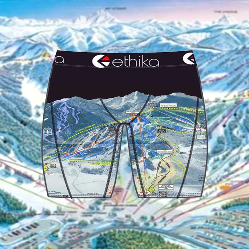 

Мужское нижнее белье Ethika, дышащие мягкие брифы, дышащие сексуальные Колготки с рисунком из мультфильма, мужские спортивные трусы Ethika