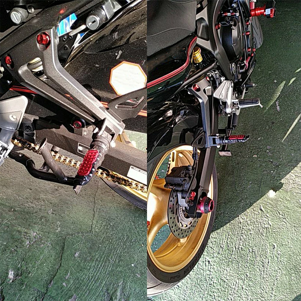 2 шт. универсальная подставка для ног мотоцикла Peg задняя легковых педали скутера