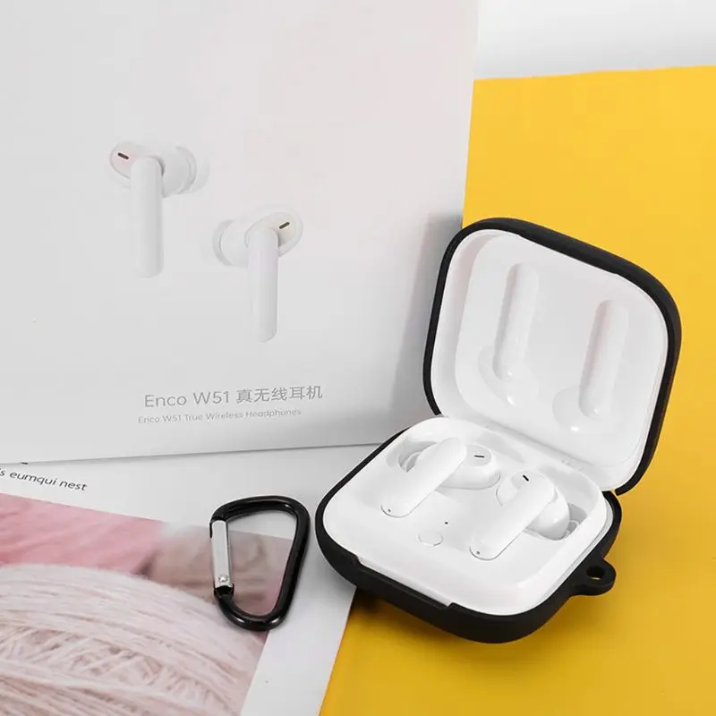 

Dustproof Silicone Protective Case Full Earphone Cover for OPPO ENCO W51 Wireless Bluetooth Earphones