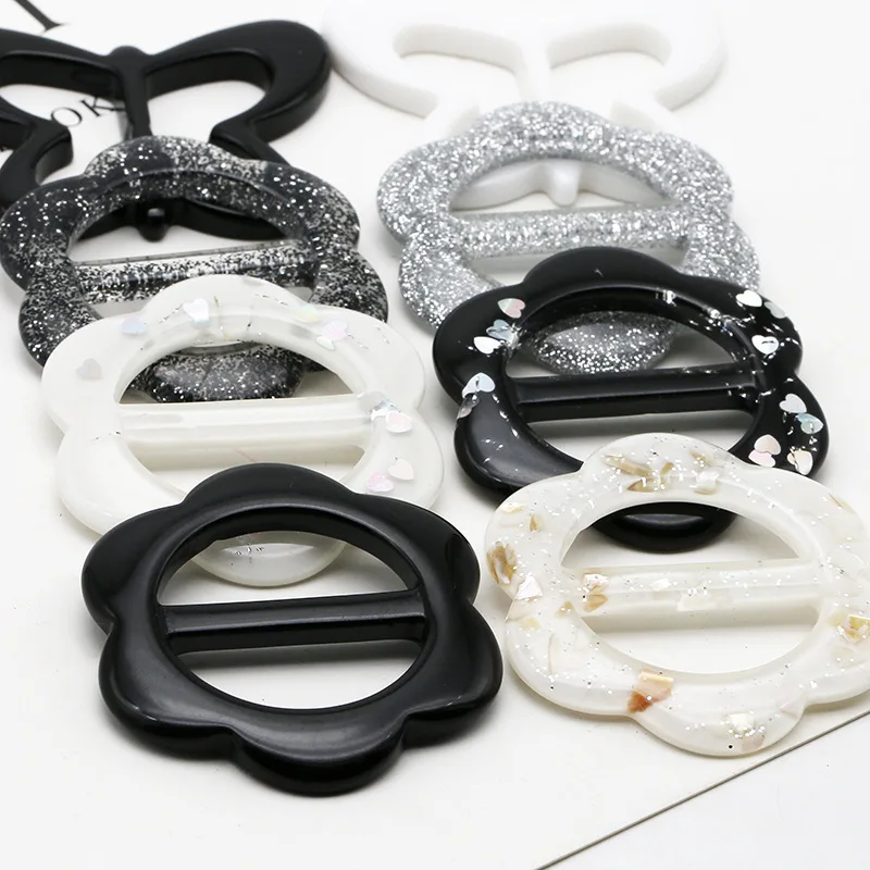 Женский шелковый шарф Пряжка из смолы в форме сердца футболки пальто пряжка для