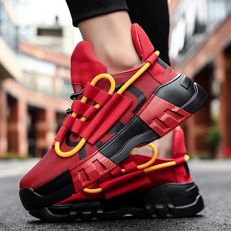 

Fashion Cool Men Running Shoes Outdoor Athletic Walking Sneakers Breathable Jogging Air Cushioning Male Chunky Sneakers Dad Shoe