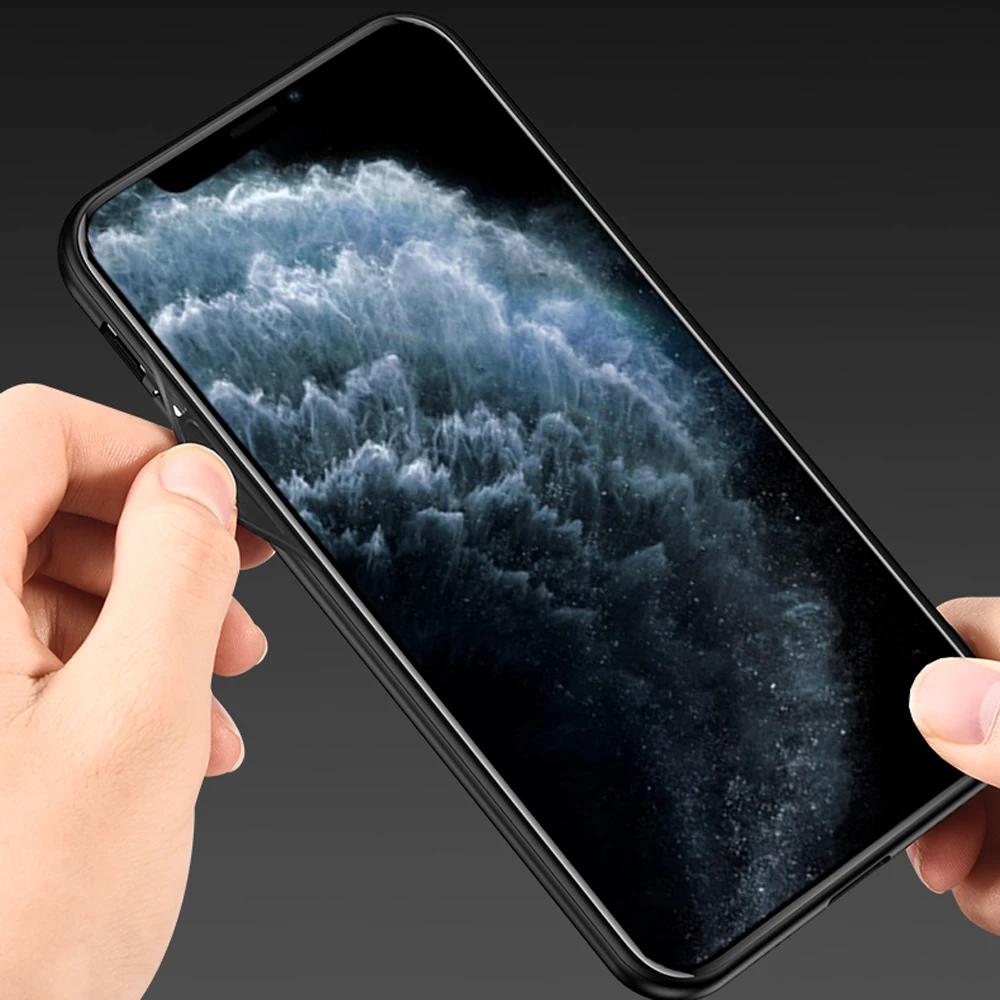 Мягкий ТПУ чехол из искусственной кожи для iPhone 11 Pro Max ударопрочный ультратонкий