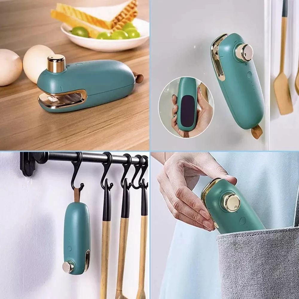 

Kitchen Accessories Tools Portable Food Clip Mini Heat Sealing Machine Sealer Home Snack Bag Sealer Kitchen Utensils Gadgets