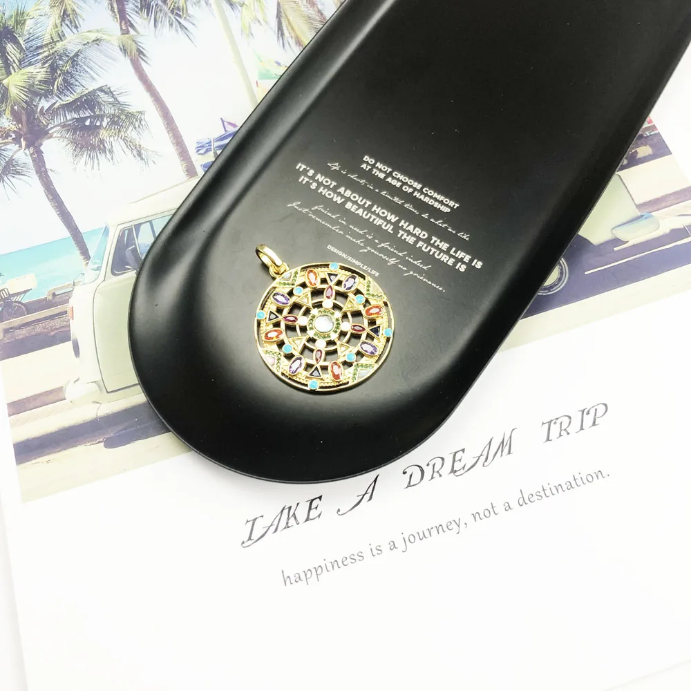 Кулон с золотым амулетом ювелирное изделие в европейском стиле для женщин