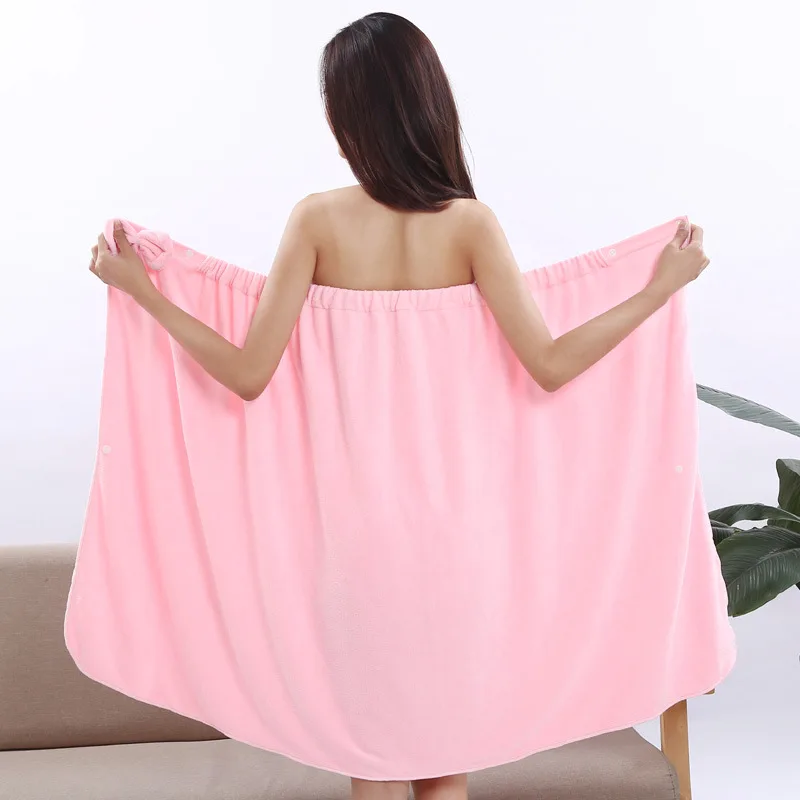 

Bath Towel Wearable Women's Adult Bath Skirt Tube Top Ultra-strength Absorbent Soft Quick Dry Not Shed Beauty Salon Only Non-P