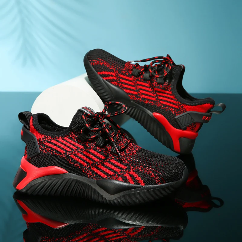 

Высококачественная детская обувь, спортивная обувь, легкая дышащая повседневная обувь для защиты от столкновений, обувь для мальчиков, Прямая поставка