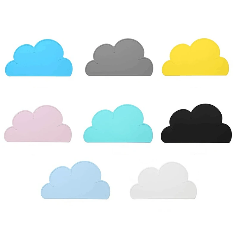 Детская посуда в форме облаков силиконовая подстилка детская Моющийся