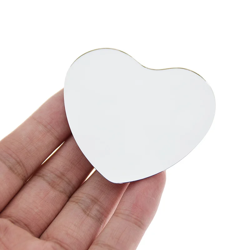 

20PCS/lot Heart Shape Glass Mirror Mosaic Tiles Bulk For Home Bathroom Decoration DIY Crafts Supplies