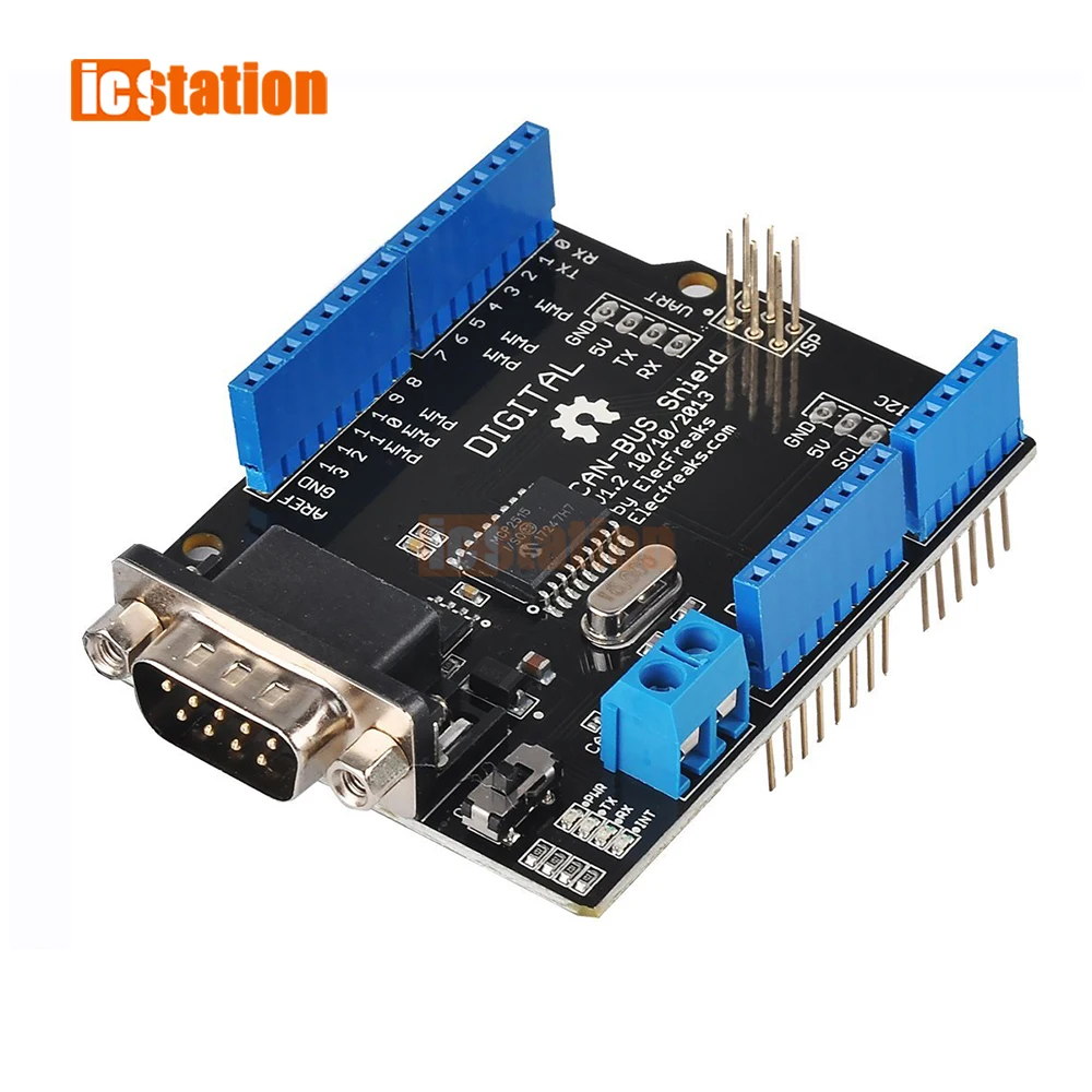 1 комплект MCP2515 плата шины Can SPI интерфейс 9 контактный стандартный разъем Sub D