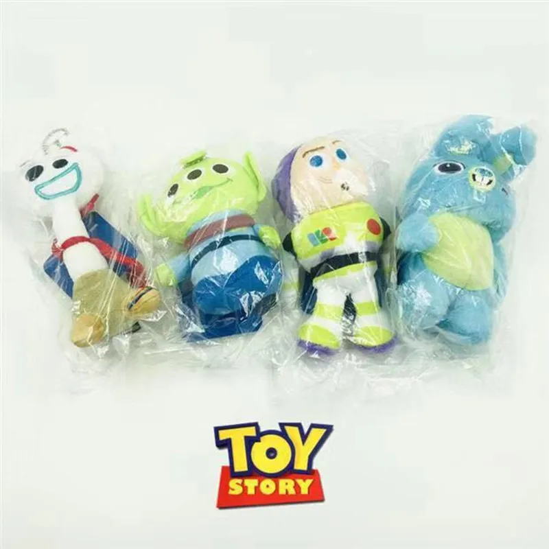 Фильм Pixar Toy Story 4 аниме Forky Bunny Woody Alien Buzz Lightyear Rex Jessie Мягкая кукла Мультяшные плюшевые игрушки Детский подарок