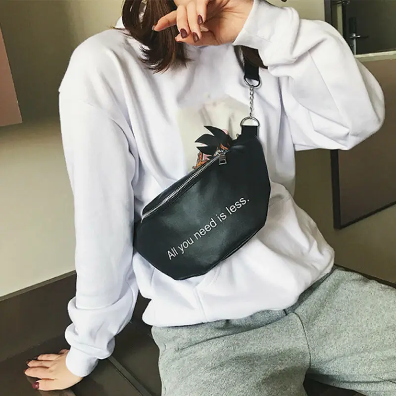 Женская поясная сумка дорожная бедренная маленький кошелек нагрудный карман