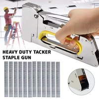 multitool nail staple gun kit manual stapler rivet nailers gun door shaped nailer tacker for upholstery photo frame wooden box