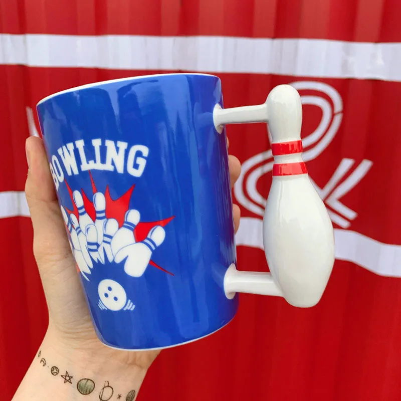 1 шт. новые творческие 350 мл боулинг ручка Кофе воды Чай кружка утро молоко