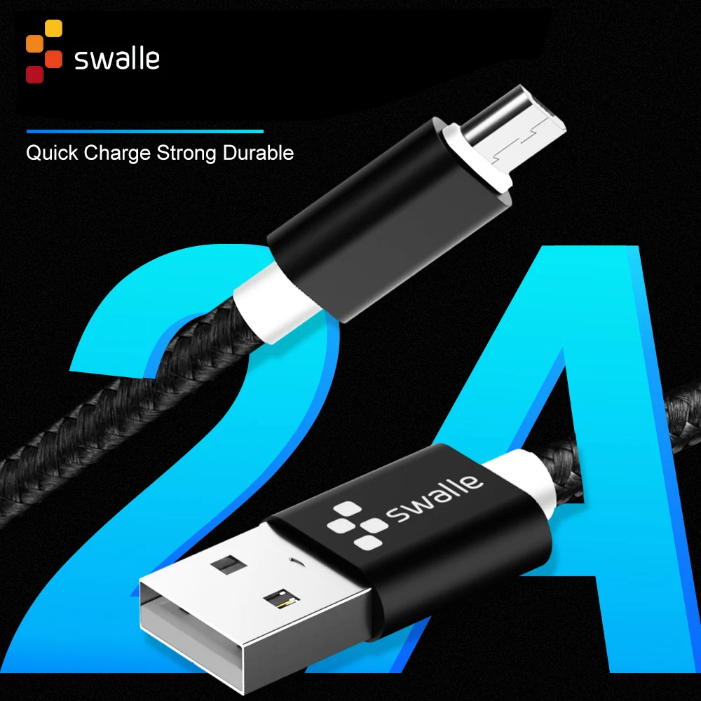 Кабель micro USB для быстрой зарядки 2 А зарядный кабель Xiaomi mi2 Redmi мобильный телефон